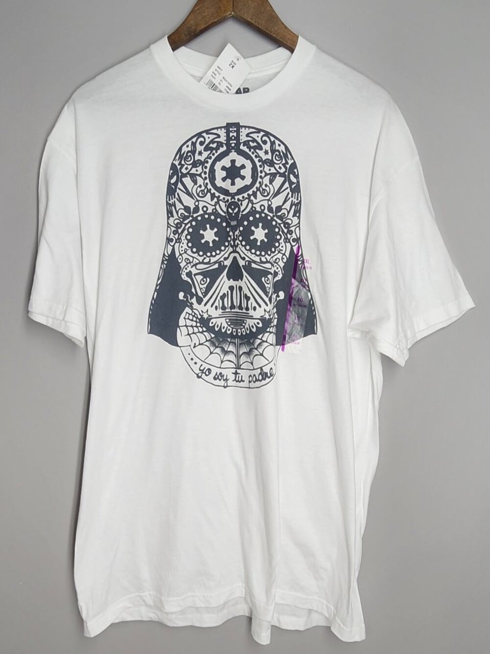 NWT Star Wars Darth Vader Sugar Skull T-Shirt Yo Soy Tu Padre 2X